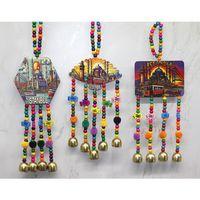 İstanbul Temalı Renkli Boncuklu Asmalı Rüzgar Çanı