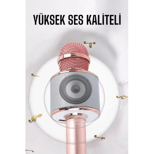 Taşınabilir Bluetooth Karaoke Mikrofon: Hafıza Kart Girişli, Etkileyici Performans