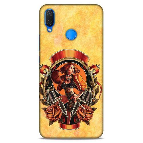 Lopard Huawei Psmart 2019 Uyumlu Kılıf Tattoo's (15) Antişok Kılıf Kadın Dövmeleri