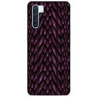 Oppo A91 Kılıf Dragons (7) Telefon Kılıfı Ejderha Skin Bordo