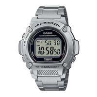 Casio W-219HD-1AVDF Quartz Dijital Plastik Gri 47 mm Erkek Kol Saati