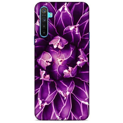 Lopard Oppo Realme 6i Uyumlu Kılıf Bahar (12) Koruyucu Silikon Mor