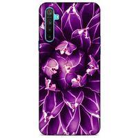 Lopard Oppo Realme 6i Uyumlu Kılıf Bahar (12) Koruyucu Silikon Mor