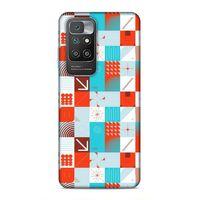 Xiaomi Redmi 10 Uyumlu Kılıf Insomnia (33) Hybrid Kılıf Turkuaz Kırmızı