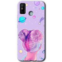 Tecno Spark 6 Go Kılıf HD Desen Baskılı Arka Kapak - Uzaylı Kız + Kırılmaz Cam