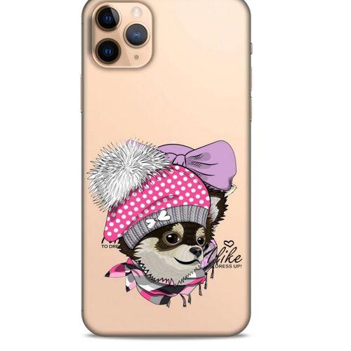 Zoologix (54) Apple iPhone 12 Pro Şeffaf Kılıf Silikon Desenli