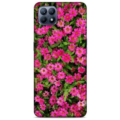 Lopard Huawei P40 Lite Uyumlu Kılıf Bahar (40) Fit Silikon Kılıf Koyu Pembe