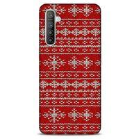 Kazak (8) Desenli Silikon Kapak Oppo Realme XT Kılıf