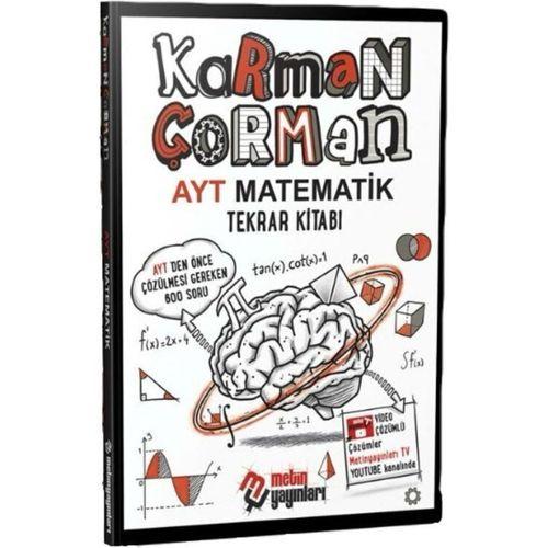 AYT Matematik Tekrar Kitabı Karman Çorman Metin Yayınları