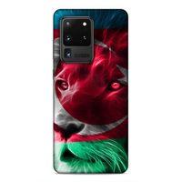 Samsung Galaxy S20 Ultra Uyumlu Kılıf Azarbaijan (23) Ultra Koruma Kılıfı Aslan Bayrak