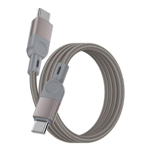 Zore ZR-44 Type-C to Type-C PD 100W Örgü Tasarımlı Hızlı Şarj Özellikli Data ve Şarj Kablosu 1M