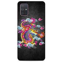 Samsung Galaxy A71 Kılıf Japonya (29) Arka Koruma Kılıfı Japonya Ejderha Festivali