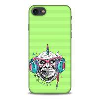Animax DJ Maymun Apple Iphone 8 Kılıf Desenli Silikon