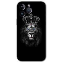 iPhone 14 Pro HD Baskılı Kılıf + 9D Tam Ekran Koruyucu - King Lion