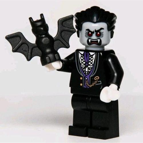 Orjinal Lego Minifigür Vampire with Black Bath