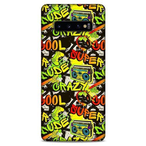 Graffitix (28) Desenli Silikon Kapak Samsung Galaxy S10 Plus Kılıf