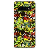Graffitix (28) Desenli Silikon Kapak Samsung Galaxy S10 Plus Kılıf