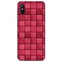 Xiaomi Redmi 9A Kılıf Patchwork (29) Arka Koruma Kılıfı Pembe