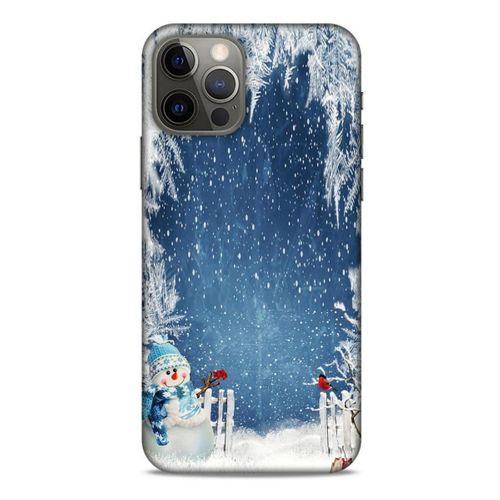 Apple iPhone 12 Pro Kılıf Snowix (6) Silikon Kılıf Açık Mavi