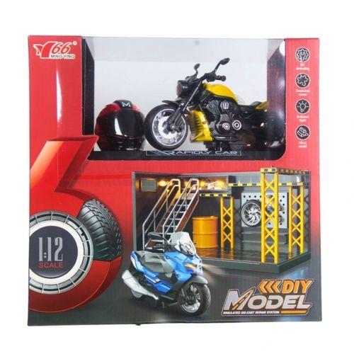 1/12 Motosiklet Harley Wolverine PB 3R Sesli ve Işıklı