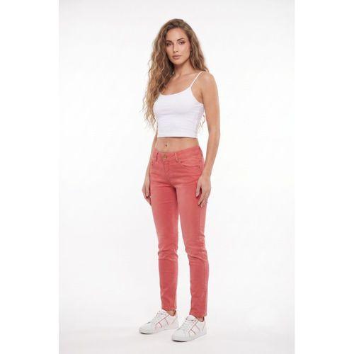 Kadın Kanvas Pantolon Düşük Bel 308-35-07