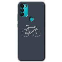 General Mobile GM 21 Plus Kılıf HD Desen Baskılı Arka Kapak - Bike