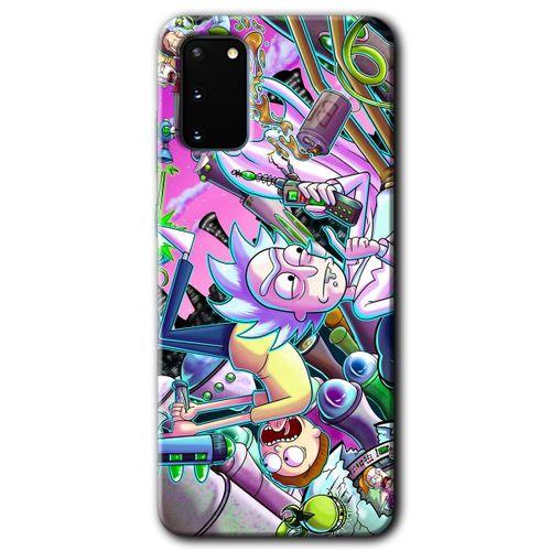 Galaxy S20 Kılıf HD Desen Baskılı Arka Kapak - Graffiti Çizgi Film