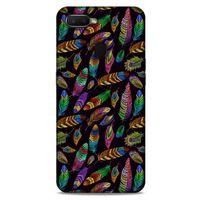 Oppo Ax7 Kılıf Desenli Özel Seri Tüyler (15) Antişok Kılıf