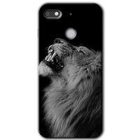 Potkal Hediye Fabrikası General Mobile GM 8 Go HD Baskılı Kılıf + 9D Tam Ekran Koruyucu - Lion