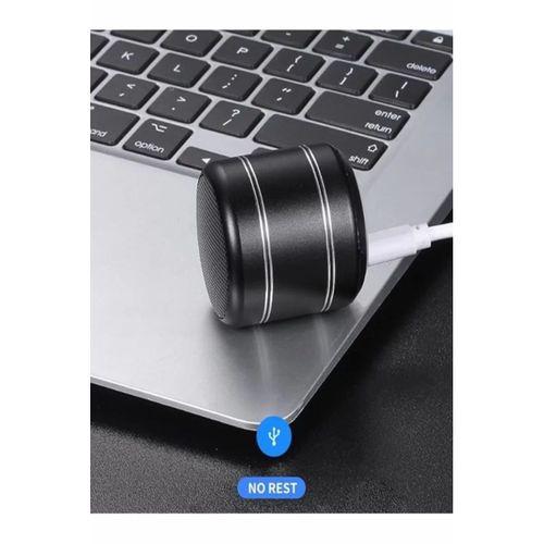 Mini Alüminyum Tws Kablosuz Bluetooth Hoparlör – Yuvarlak Metal Tasarım, Yüksek Bas Ve Taşınabilir Özellikler