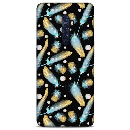 Oppo Reno 2 Kılıf Desenli Özel Seri Tüyler (26) Tpu Silikon Kılıf