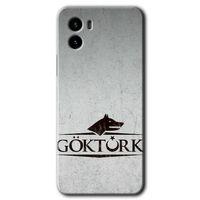 Vivo Y15s Kılıf HD Desen Baskılı Arka Kapak - Göktürk + Kırılmaz Cam