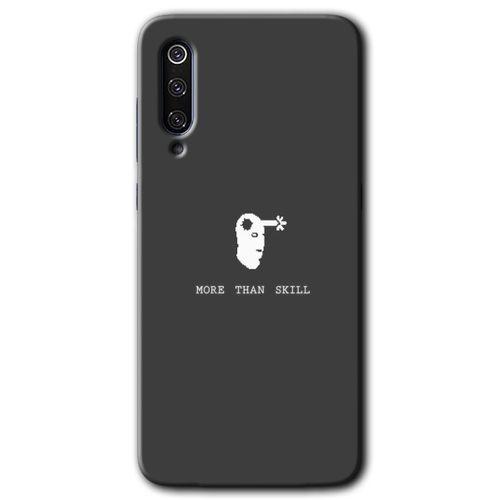 Xiaomi Mi 9 Kılıf HD Desen Baskılı Arka Kapak - Headshot + Kırılmaz Cam
