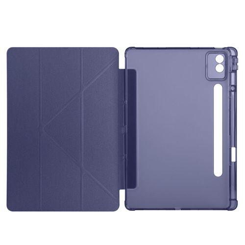 Lenovo Idea Tab Pro 12.7 TB-373FU Kılıf Zore Tri Folding Kalem Bölmeli Standlı Kılıf
