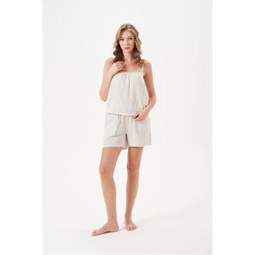 Pjs 29100 Kadın İp Askılı Şort Takım