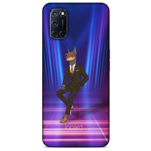 Oppo A72 Kılıf FunnyMaX (44) Tough Armor Kılıf Fuşya Doberman