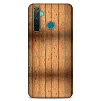 Lopard Oppo Realme 5 Pro Uyumlu Kılıf Wood'X (11) Tam Koruma Baskılı