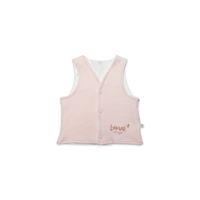 Bistyle Bistyle Grow İn Love Çift Taraflı Bebe Yelek 18102 Pembe Ekru