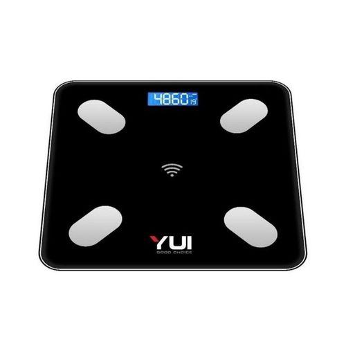 Yui KB13 Akıllı Bluetooth Şarjlı Tartı Siyah