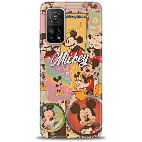 Xiaomi Mi 10T Pro Kılıf HD Baskılı Kılıf - I Love Mickey + Tam Ekran Koruyucu