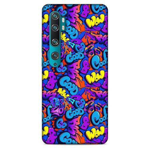 Graffitix (20) Desenli Silikon Kapak Xiaomi Mi Note 10 Kılıf