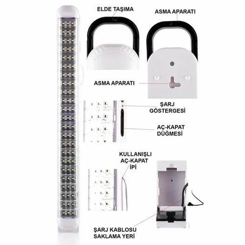 Ledpoint Lp-6069 Akülü 69 Led Şarjlı Işıldak