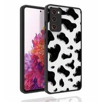 Galaxy S20 FE Kılıf Desenli Kamera Korumalı Parlak Zore Nora Kapak