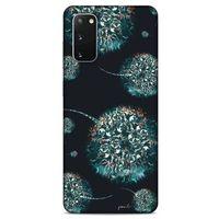 Y.Liva-2021 Özel Seri Siyah Soyut-99 Samsung Galaxy S20 Kılıf Silikon Kapak