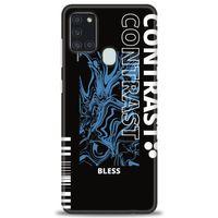 Samsung Galaxy A21S Kılıf HD Baskılı Kılıf - Bless + Tam Ekran Koruyucu
