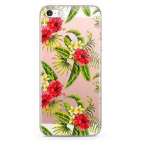 Apple iPhone SE Kılıf Bodrum Çiçekleri Arka Kapak Koruma Desenli Full Koruyucu