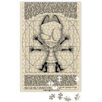 Invader Zim Da Vince Irken Puzzle 240 Parça A3
