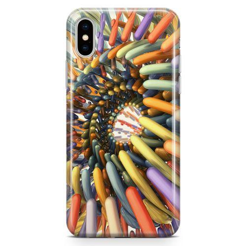 Apple iPhone X Kılıf Derin Mevzular Arka Kapak Koruma Desenli Full Koruyucu