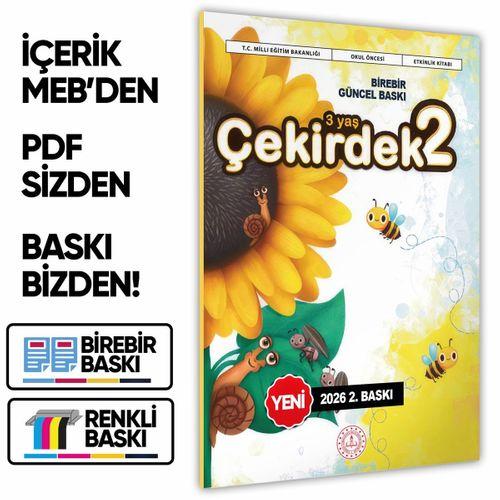 2026 3 Yaş Okul Öncesi MEB Etkinlik Kitabı Çekirdek 2 Eğlenceli ve Öğretici Aktiviteler BASKI ÜCRETİ
