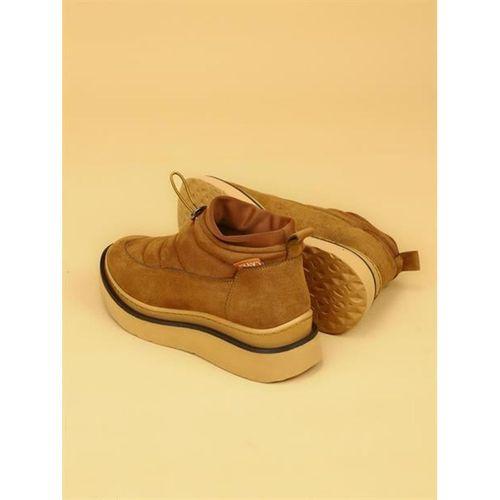 LUXOR Kadın Dolgulu Kışlık Taba Sneaker Bot